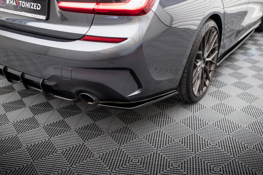 Maxton side splitters til BMW 3 M-Pack G20 – blank sort – billede 1 af 5