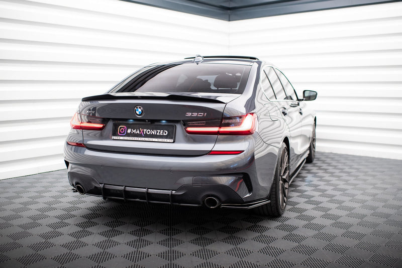 Maxton side splitters til BMW 3 M-Pack G20 – blank sort – billede 2 af 5