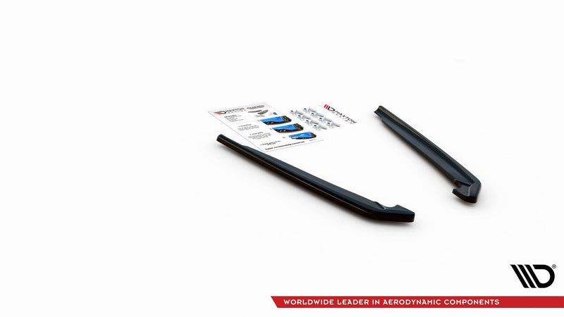Maxton side splitters til BMW 5 G30 Facelift M-Pack – blank sort – billede 3 af 4
