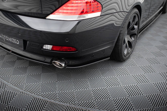 Maxton side splitters til BMW 6 Coupe E63 / Cabrio E64 – blank sort – billede 1 af 5