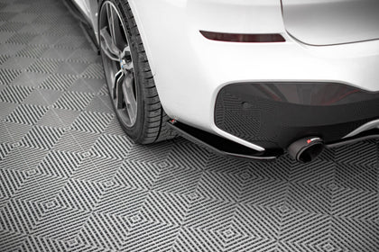 Maxton side splitters til BMW X1 M-Pack F48 / F48 Facelift – blank sort – billede 1 af 5