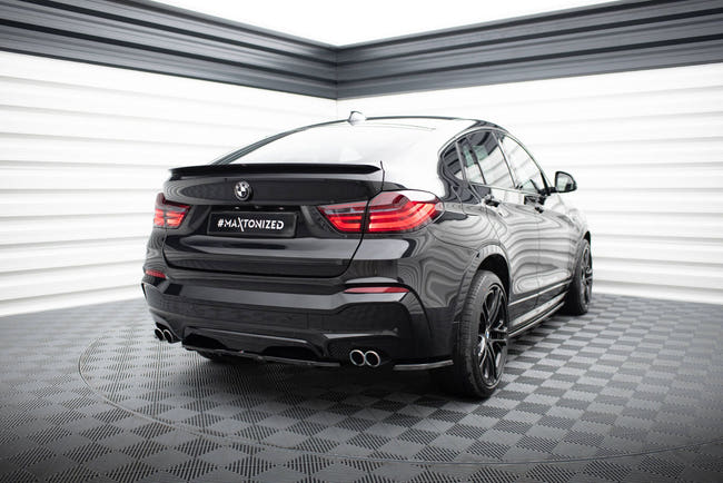Maxton side splitters til BMW X4 M-PACK – blank sort – billede 2 af 5