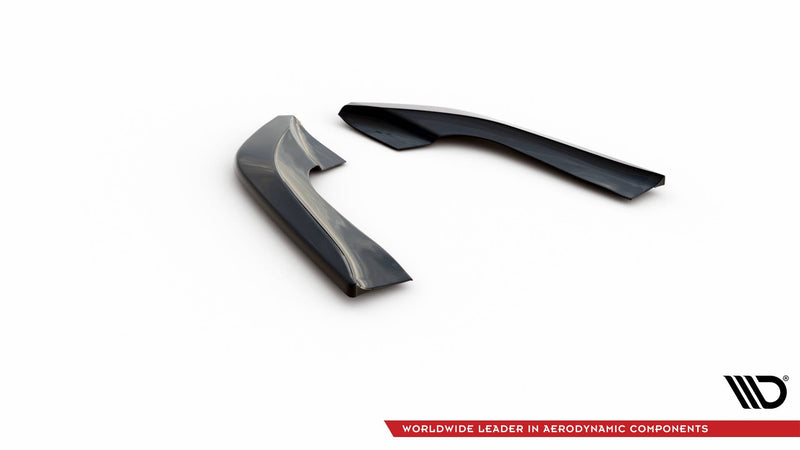 Maxton side splitters til BMW X5 E70 Facelit M-pack – blank sort – billede 4 af 5