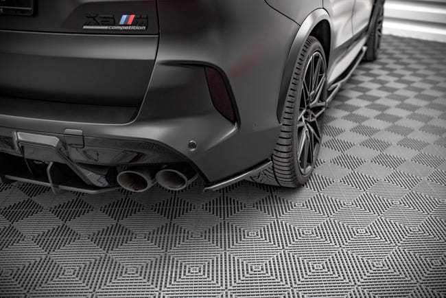 Maxton side splitters til BMW X5M F95 / F95 Facelift – blank sort – billede 1 af 5