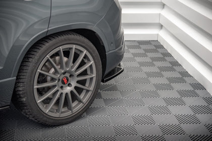Maxton side splitters til Cupra Ateca Mk1 / Mk1 Facelift – blank sort – billede 2 af 7