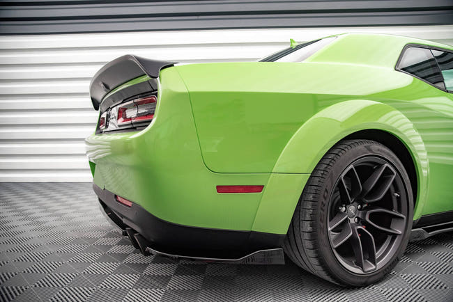 Maxton Rear Side Splitters Dodge Challenger Srt Demon Mk3 - Gloss Black