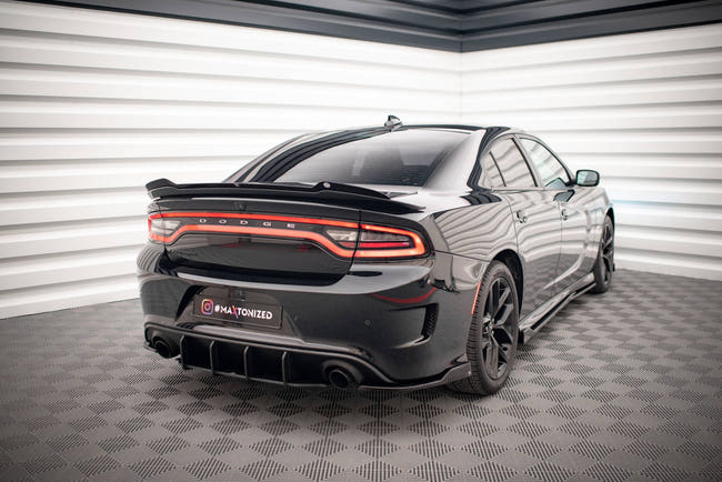 Maxton side splitters til Dodge Charger SRT Mk7 Facelift – blank sort – billede 2 af 5