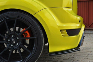 Maxton Rear Side Splitters Ford Focus RS Mk2 - Gloss Black