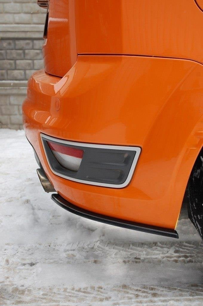 Maxton Rear Side Splitters Ford Focus St Mk2 - Gloss Black