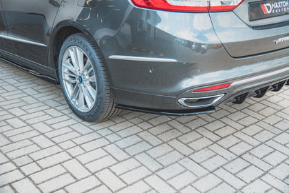 Maxton side splitters til Ford Mondeo Vignale Mk5 Facelift – blank sort – billede 1 af 7