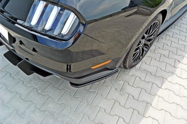 Maxton rear side splitters til Ford Mustang GT Mk6 – blank sort – billede 1 af 5