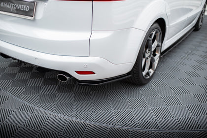 Maxton Rear Side Splitters Ford S-Max Titanium Mk1 Fl - Gloss Black