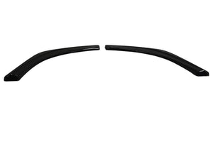 Maxton Rear Side Splitters Ford Transit Custom Mk1 Fl - Gloss Black