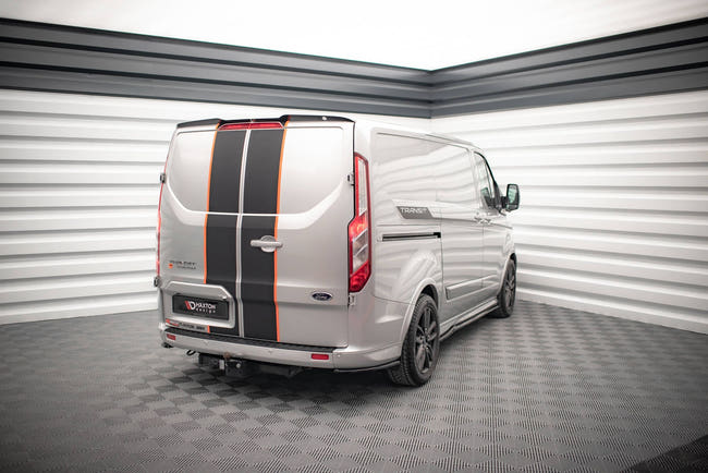 Maxton side splitters til Ford Transit Custom ST-Line Mk1 Facelift – blank sort – billede 2 af 5