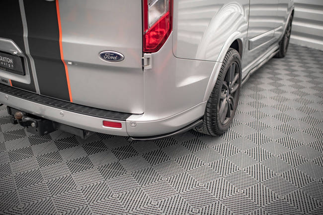 Maxton side splitters til Ford Transit Custom ST-Line Mk1 Facelift – blank sort – billede 1 af 5