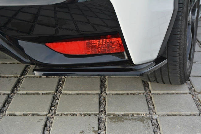 Maxton side splitters til Honda Civic Mk9 Facelift – blank sort – billede 1 af 10