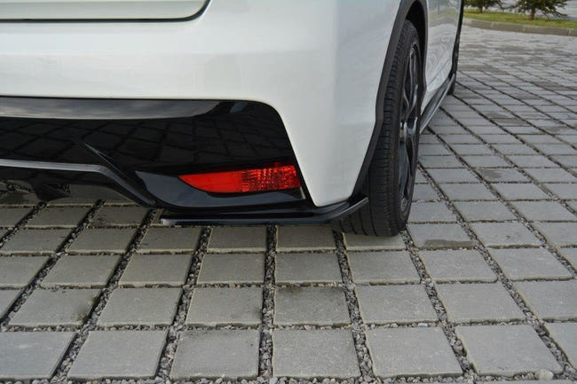 Maxton side splitters til Honda Civic Mk9 Facelift – blank sort – billede 2 af 10