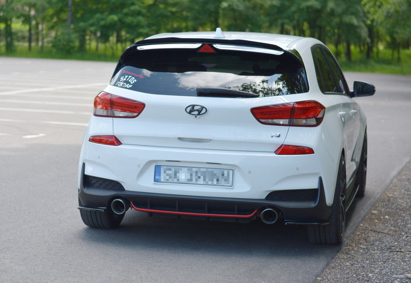 Maxton side splitters til Hyundai I30 N Mk3 – blank sort – billede 3 af 5