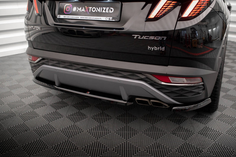 Maxton Rear Side Splitters Hyundai Tucson Mk4 - Gloss Black