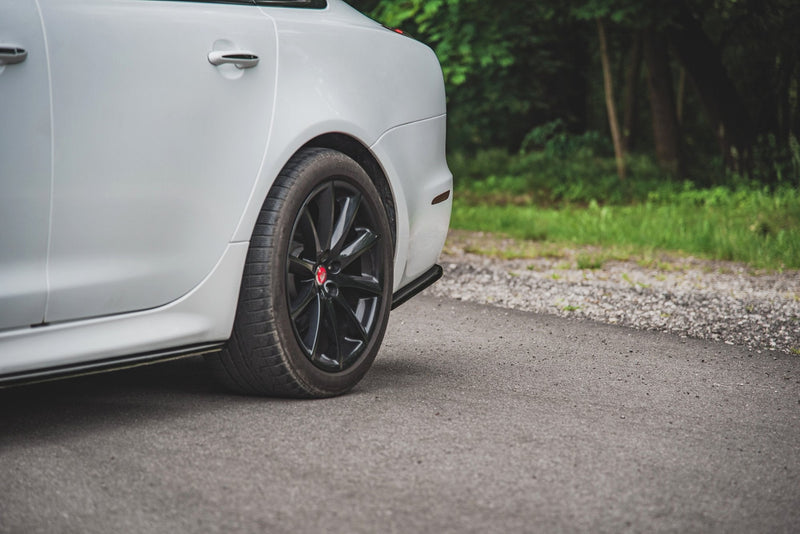 Maxton Rear Side Splitters Jaguar Xj X351 - Gloss Black
