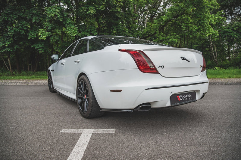 Maxton Rear Side Splitters Jaguar Xj X351 - Gloss Black