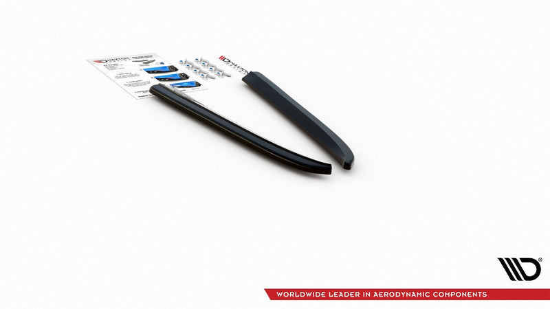 Maxton Rear Side Splitters Jaguar Xj X351 - Gloss Black