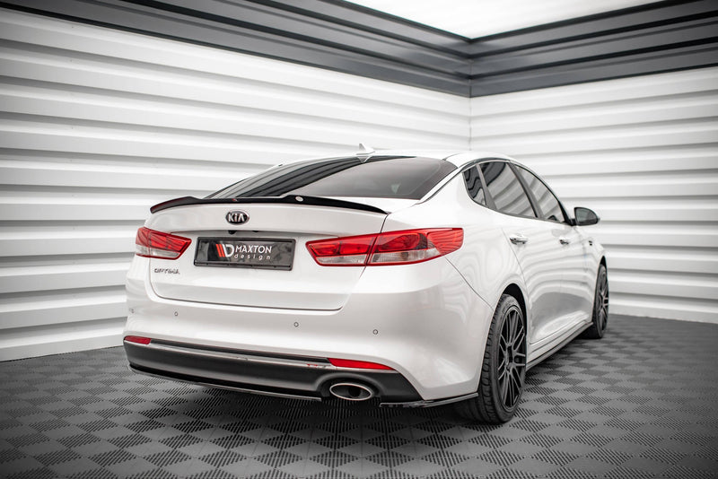 Maxton side splitters til Kia Optima Mk4 – blank sort – billede 1 af 5