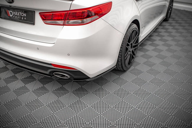 Maxton side splitters til Kia Optima Mk4 – blank sort – billede 2 af 5