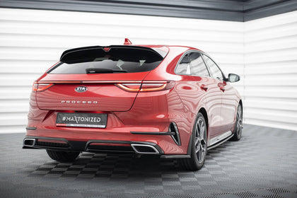 Maxton Rear Side Splitters Kia Proceed Gt Mk 3 - Gloss Black