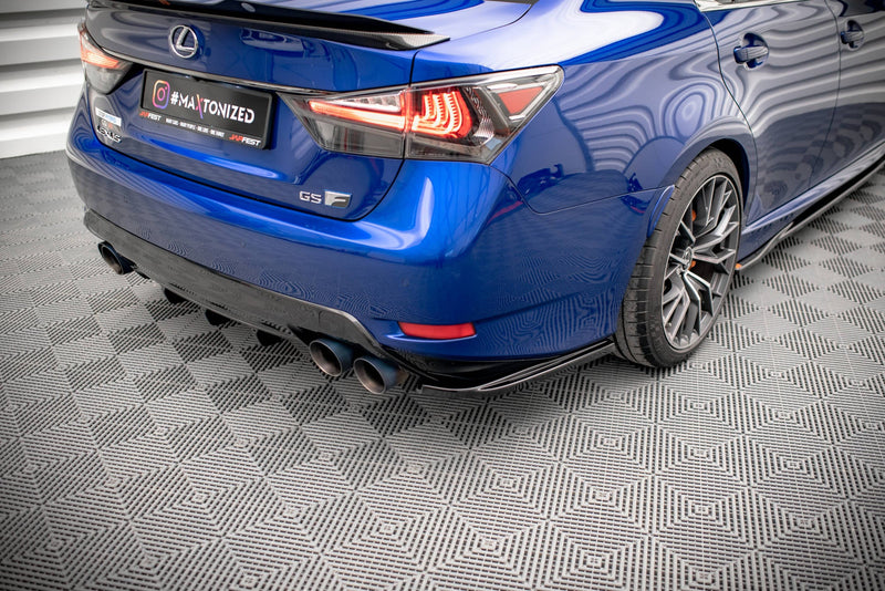 Maxton side splitters til Lexus GS F Mk4 Facelift – blank sort – billede 1 af 5