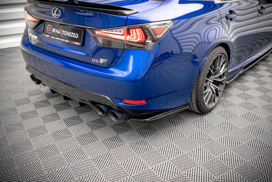 Maxton side splitters til Lexus GS F Mk4 Facelift – blank sort – billede 1 af 5