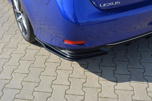 Maxton Rear Side Splitters Lexus Gs Mk4 Facelift H - Gloss Black