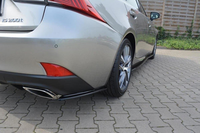 Maxton side splitters til Lexus IS Mk3 Facelift T – blank sort – billede 1 af 5
