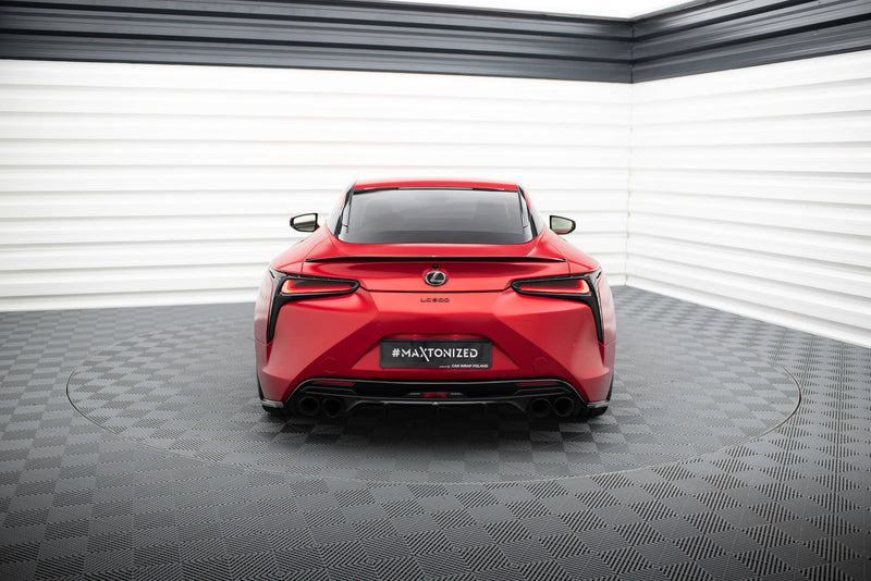 Maxton Rear Side Splitters Lexus Lc 500 - Gloss Black