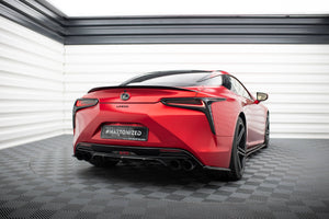 Maxton Rear Side Splitters Lexus Lc 500 - Gloss Black