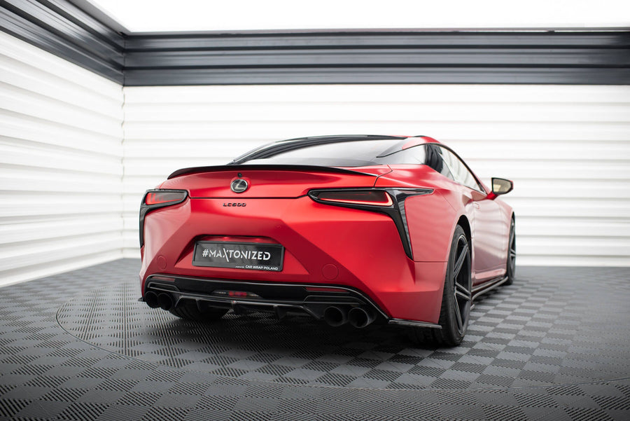 Maxton Rear Side Splitters Lexus Lc 500 - Gloss Black