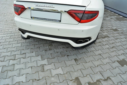 Maxton Rear Side Splitters Maserati Granturismo 2007-2011 - Gloss Black