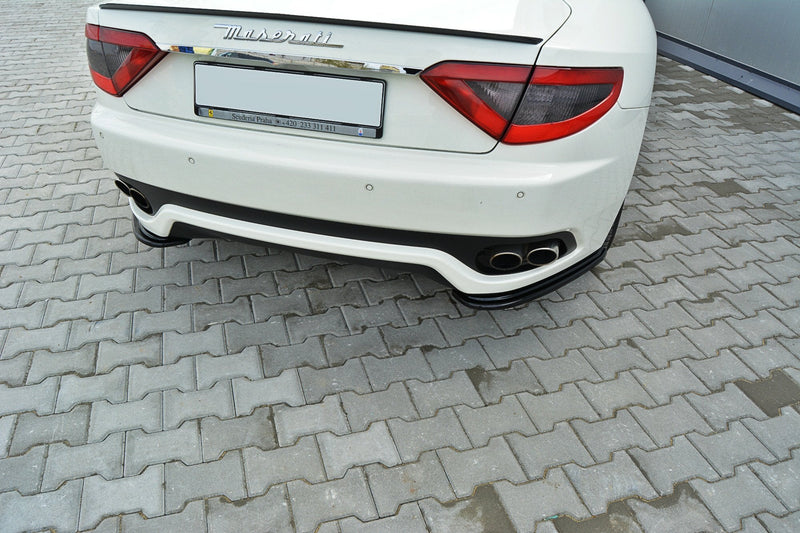 Maxton Rear Side Splitters Maserati Granturismo 2007-2011 - Gloss Black