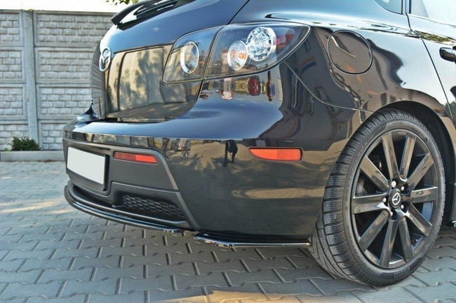Maxton side splitters til Mazda 3 MPS Mk1 US-Spec Version – blank sort – billede 1 af 4