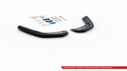 Maxton side splitters til Mercedes A35 AMG Aero Hatchback W177 – blank sort – billede 5 af 6