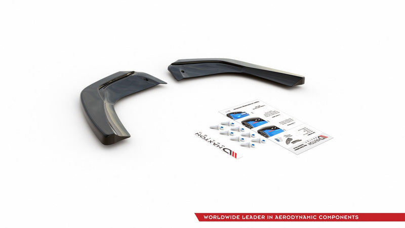 Maxton side splitters til Mercedes A35 AMG Aero Hatchback W177 – blank sort – billede 6 af 6