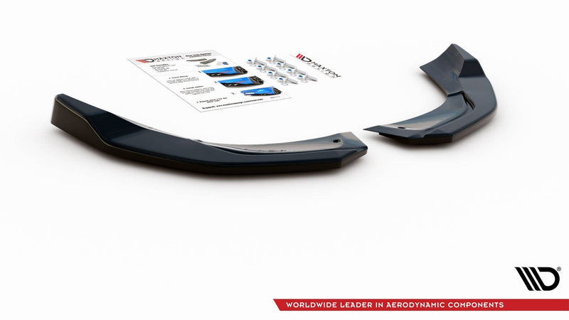 Maxton side splitters til Mercedes-AMG A 45 S Aero Pack W177 – blank sort – billede 5 af 6