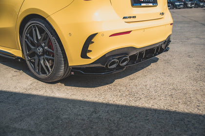Maxton side splitters til Mercedes-AMG A 45 S Aero Pack W177 – blank sort – billede 1 af 6