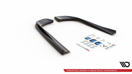Maxton side splitters til Mercedes-AMG E53 Coupe C238 / Cabriolet A238 – blank sort – billede 4 af 4