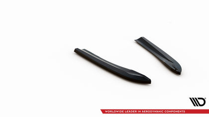 Maxton side splitters til Mercedes-Benz C Coupe / Sedan / Estate AMG-Line C204 / W204 Facelift / S204 Facelift – blank sort – billede 4 af 5