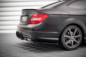 Maxton side splitters til Mercedes-Benz C Coupe / Sedan / Estate AMG-Line C204 / W204 Facelift / S204 Facelift – blank sort – billede 1 af 5