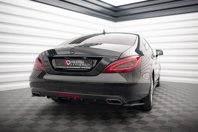 Maxton side splitters til Mercedes-Benz CLS C218 – blank sort – billede 2 af 5