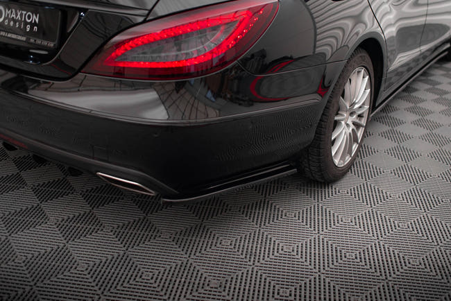 Maxton side splitters til Mercedes-Benz CLS C218 – blank sort – billede 1 af 5