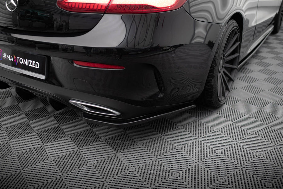 Maxton side splitters til Mercedes-Benz E-Class W213 Coupe(C238) / Cabriolet (A238) AMG-Line – blank sort – billede 1 af 7
