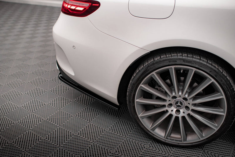 Maxton side splitters til Mercedes-Benz E-Class W213 Coupe(C238) / Cabriolet (A238) AMG-Line – blank sort – billede 3 af 7